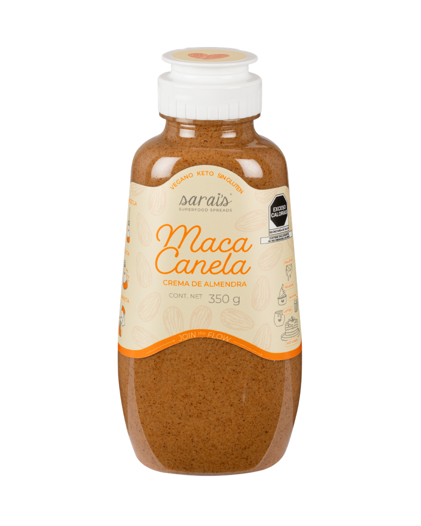 Mamila Crema de Almendra Maca y Canela 350g