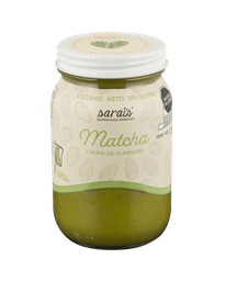 [PT-CMT-003] Crema de Almendra con Matcha 230g